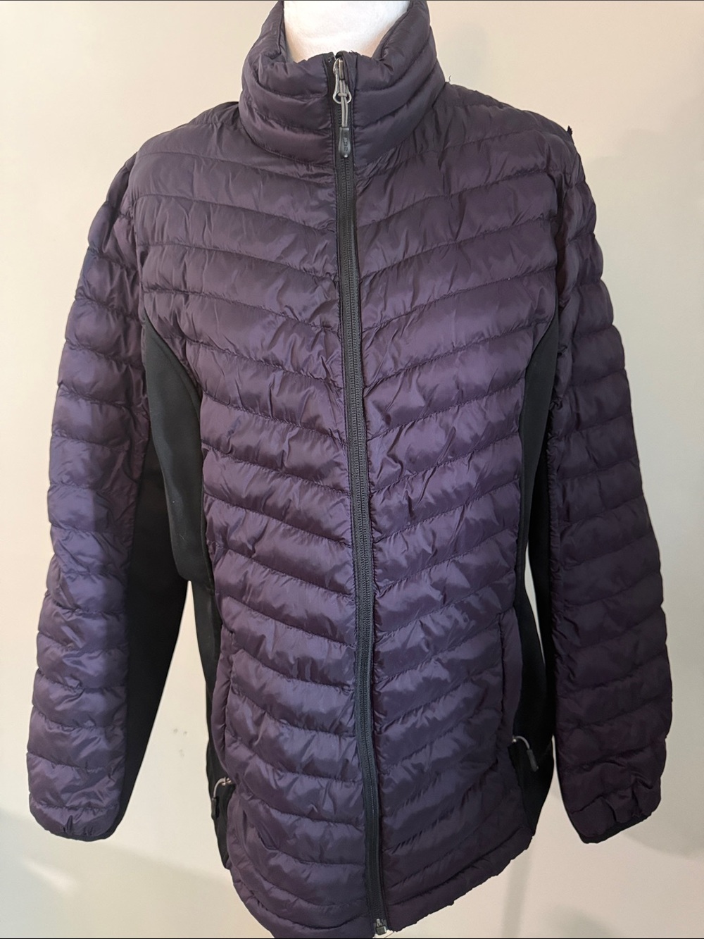 32 Degrees Purple Quilted Packable Jacket - Sz Large